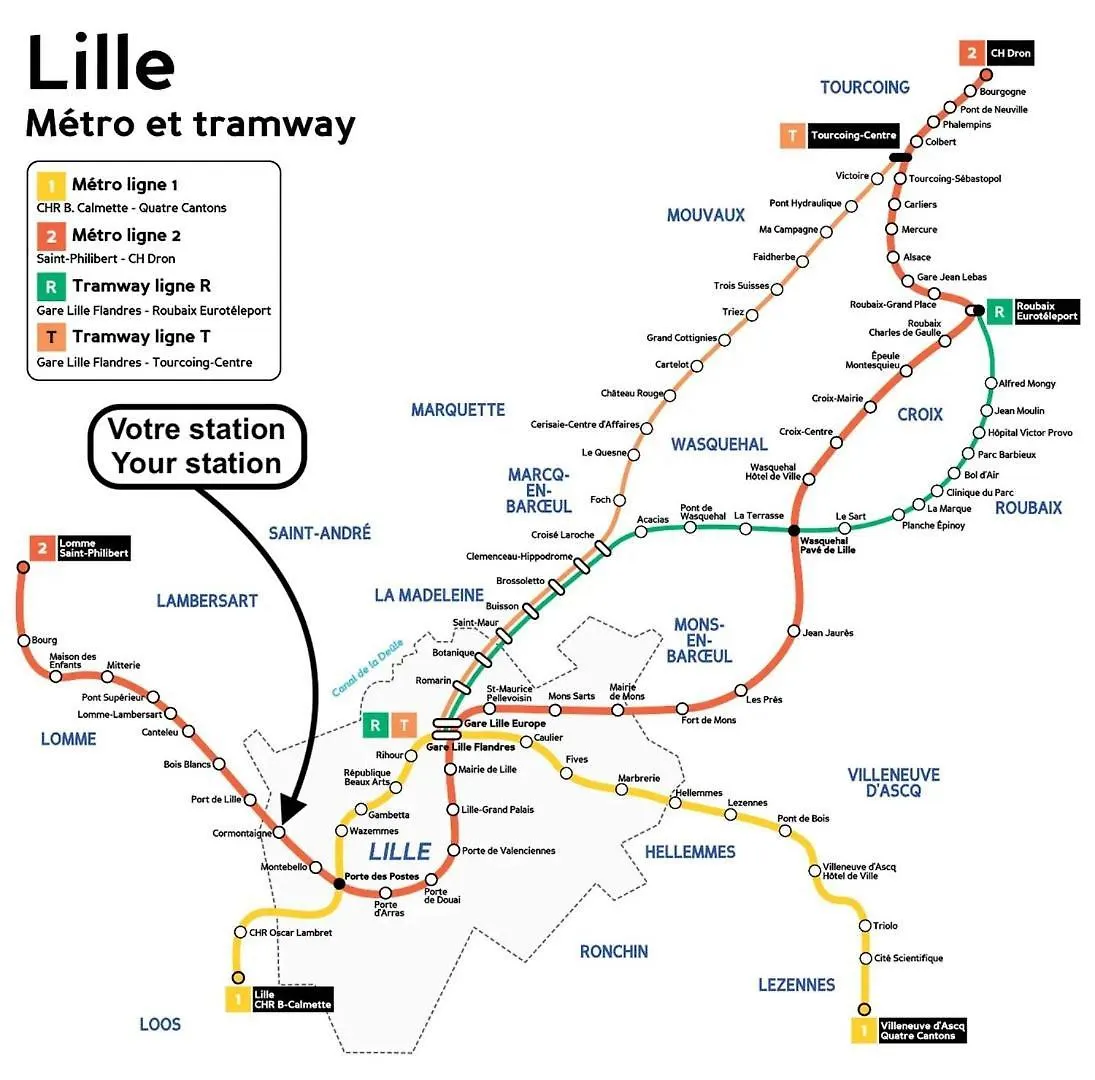 Lille Vauban: Apartment With Parking